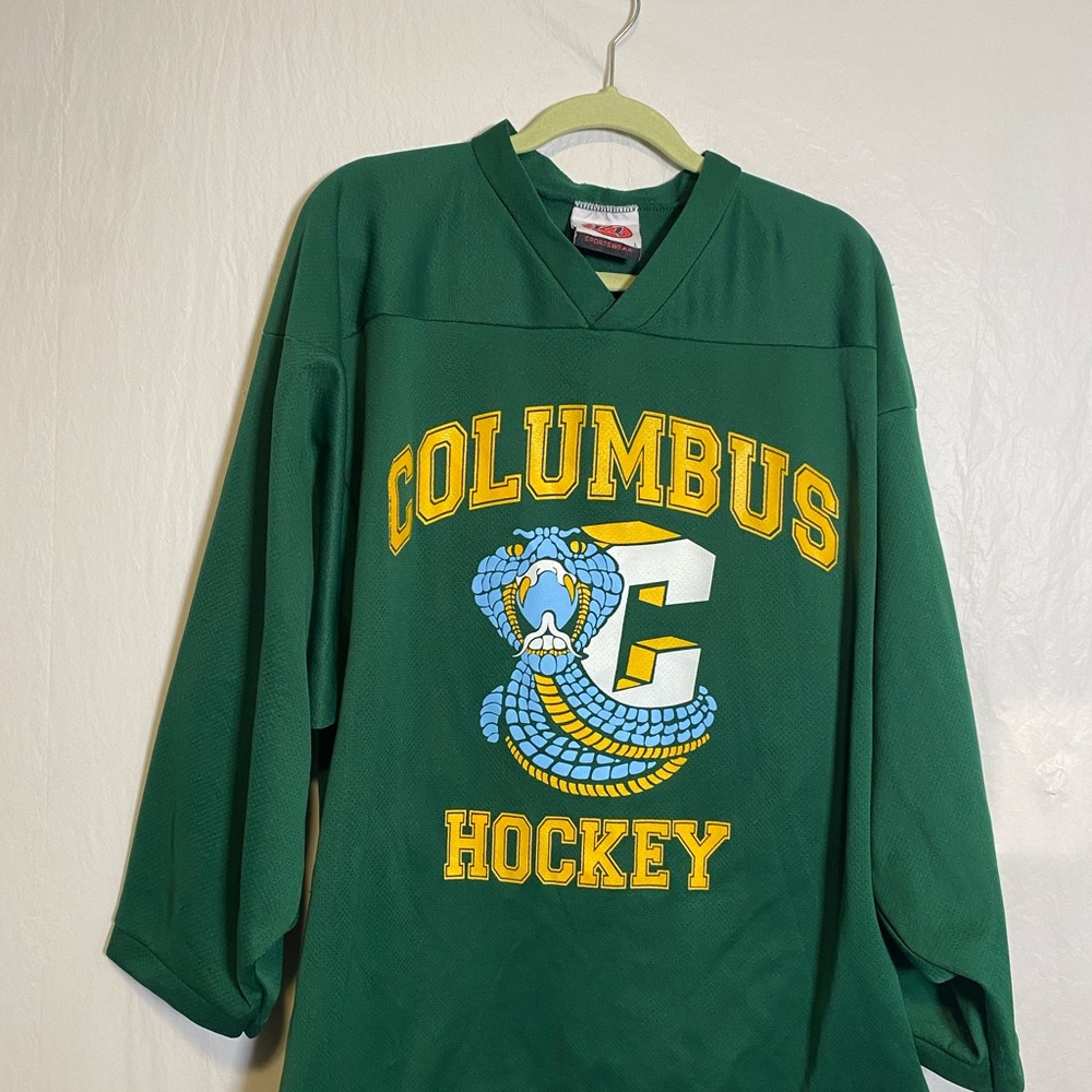 Columbus Cottonmouths Green Hockey Jersey